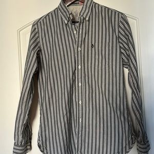 Ralph Lauren Grey & White Oxford Short - 30